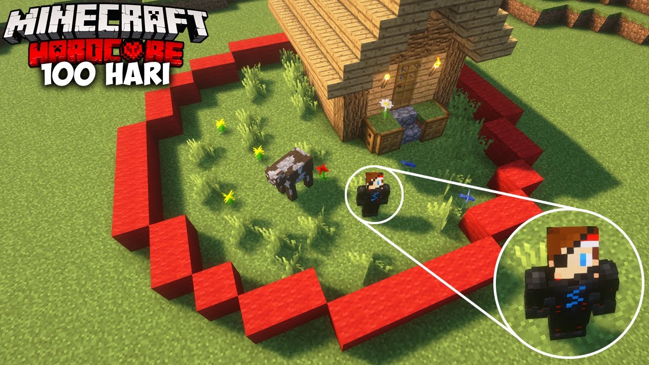 100 Hari Bertahan di Lingkaran Minecraft Hardcore 🕹️