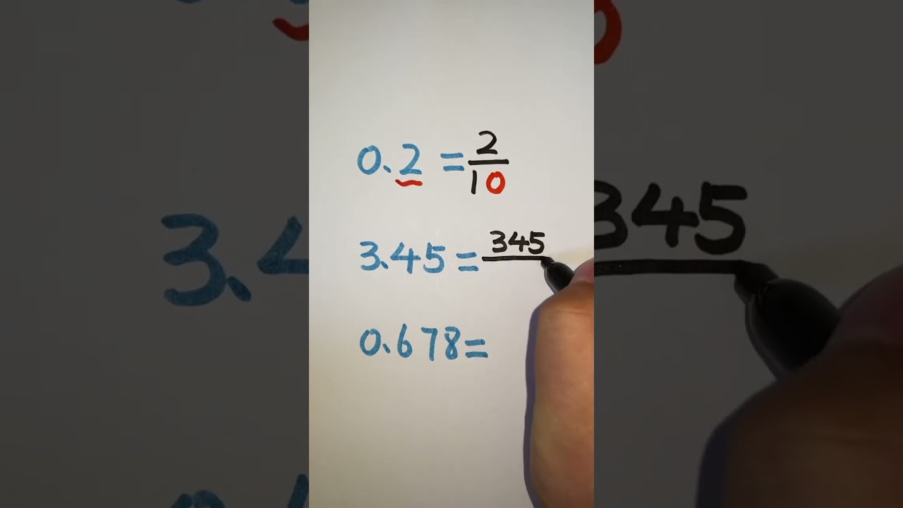 Easily Convert Decimals to Fractions in Seconds π’