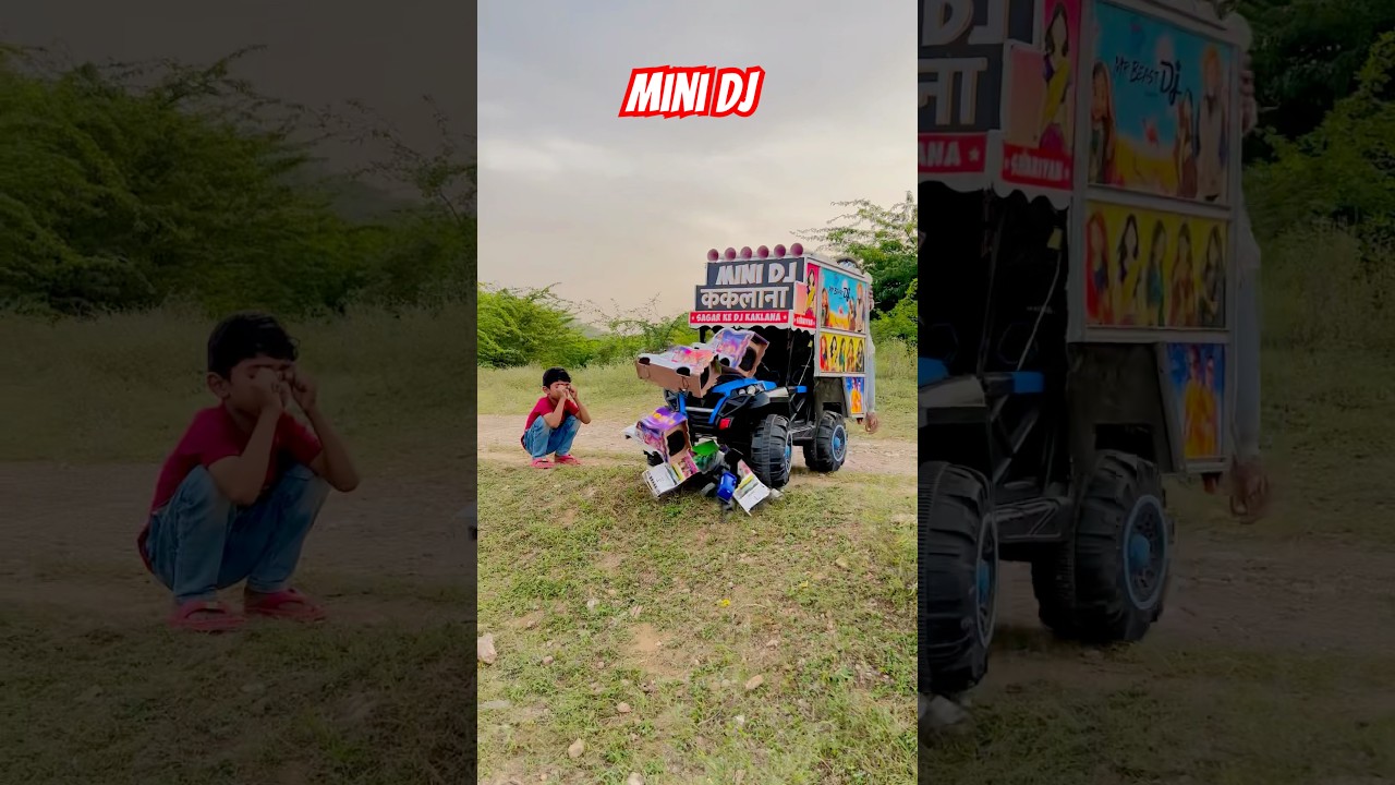 Remote Control Mini DJ Trucks😱!! Small Dj Pickup !! #dj #djtruck #minidjtruck #djsong #shortvideo