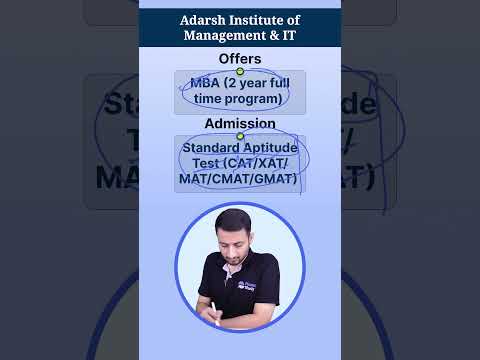 Adarsh Institute of Management & Information Technology Details!☝️#shorts