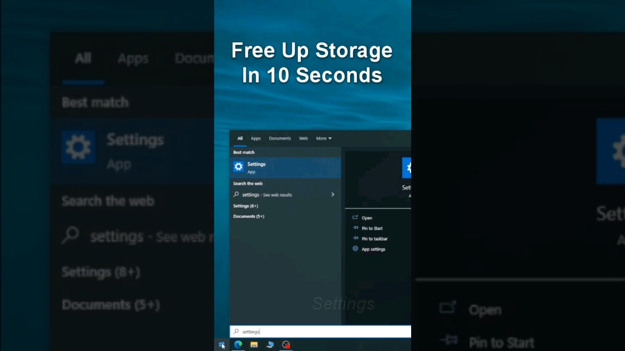 Clear Space & Enable Storage Sense on Windows 10 🧹