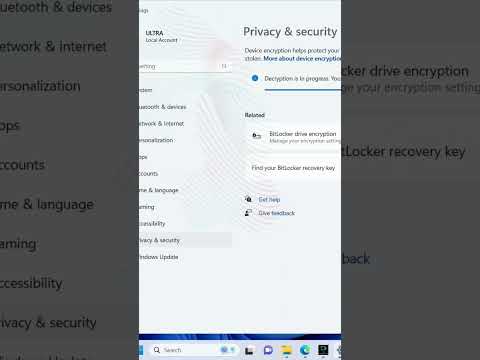 How to decrypt hdd bitlocker in Windows 11 - AI DATA short