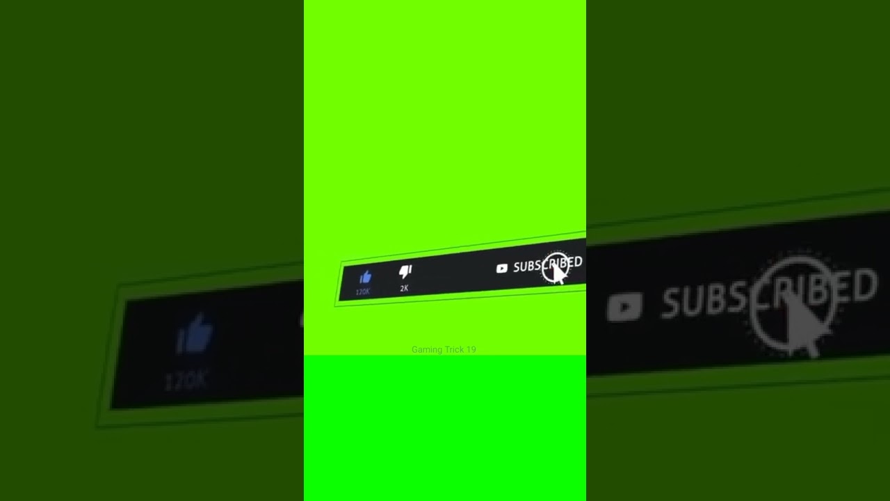 New Green Screen Subscribe Button for YouTube 👍