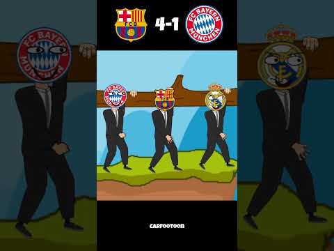 highlights of barcelona vs bayern munich 4-1 ⚽️😅