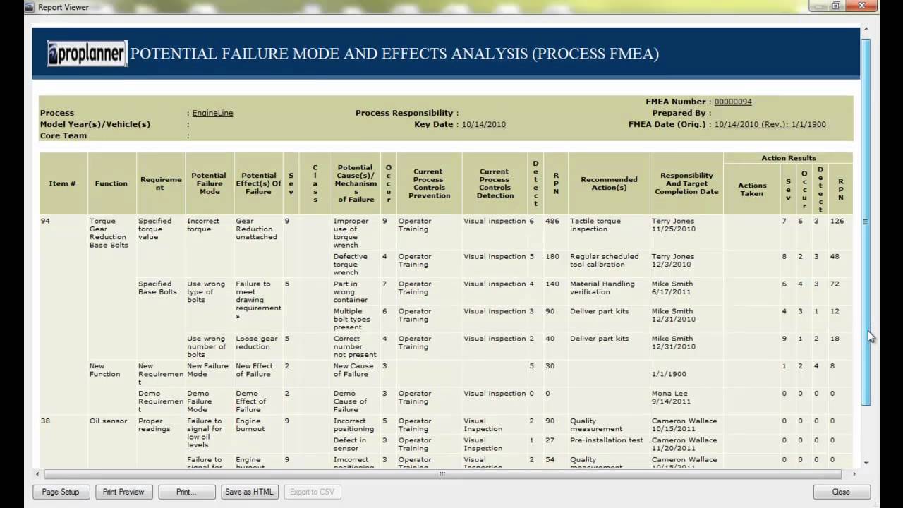 Boost Manufacturing Quality with Proplanner FMEAs & Control Plans 📊