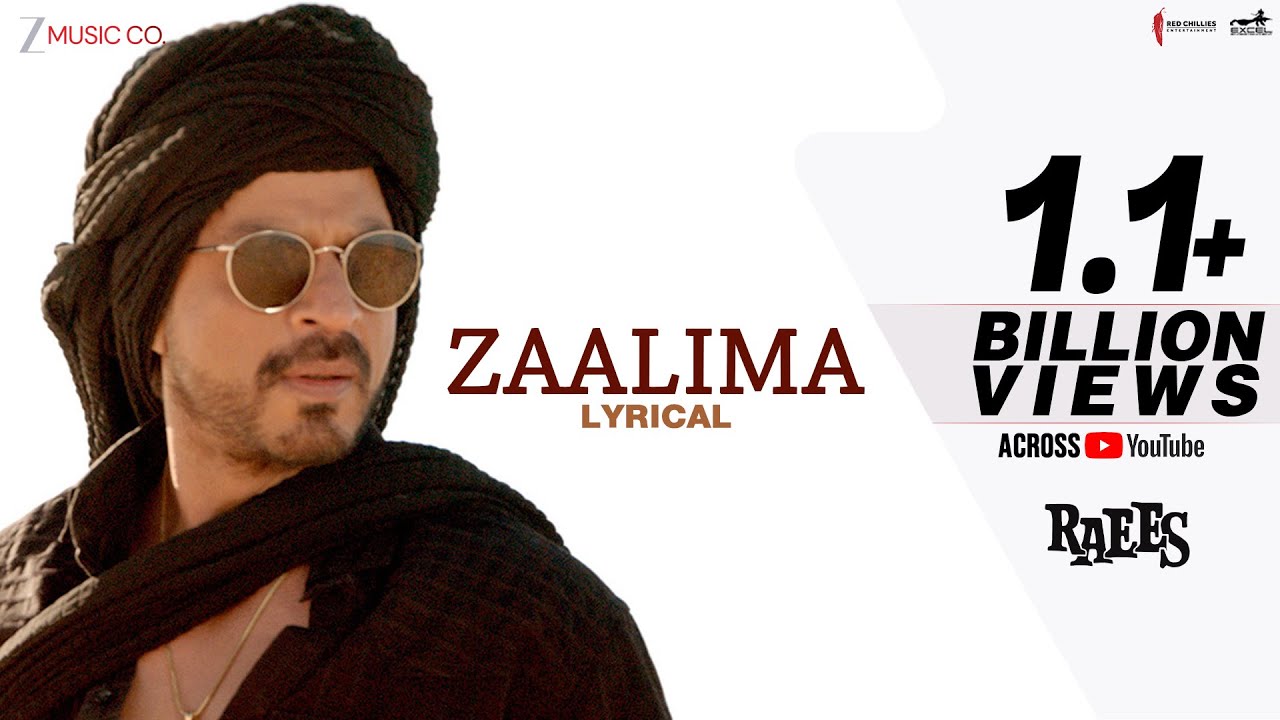 Zaalima - Romantic Lyrical Song from Raees | Shah Rukh Khan & Arijit Singh 🎶