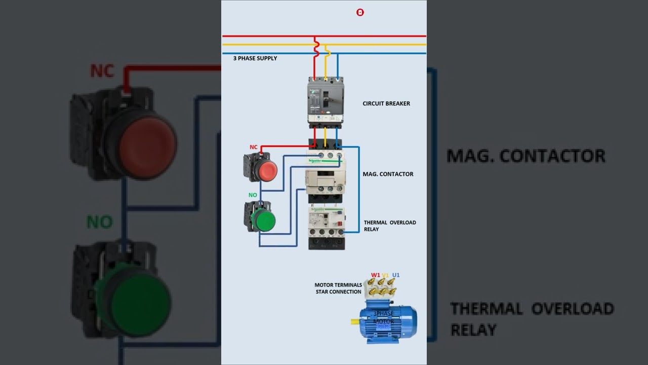 3-Phase Motor Control Wiring Explained ⚡