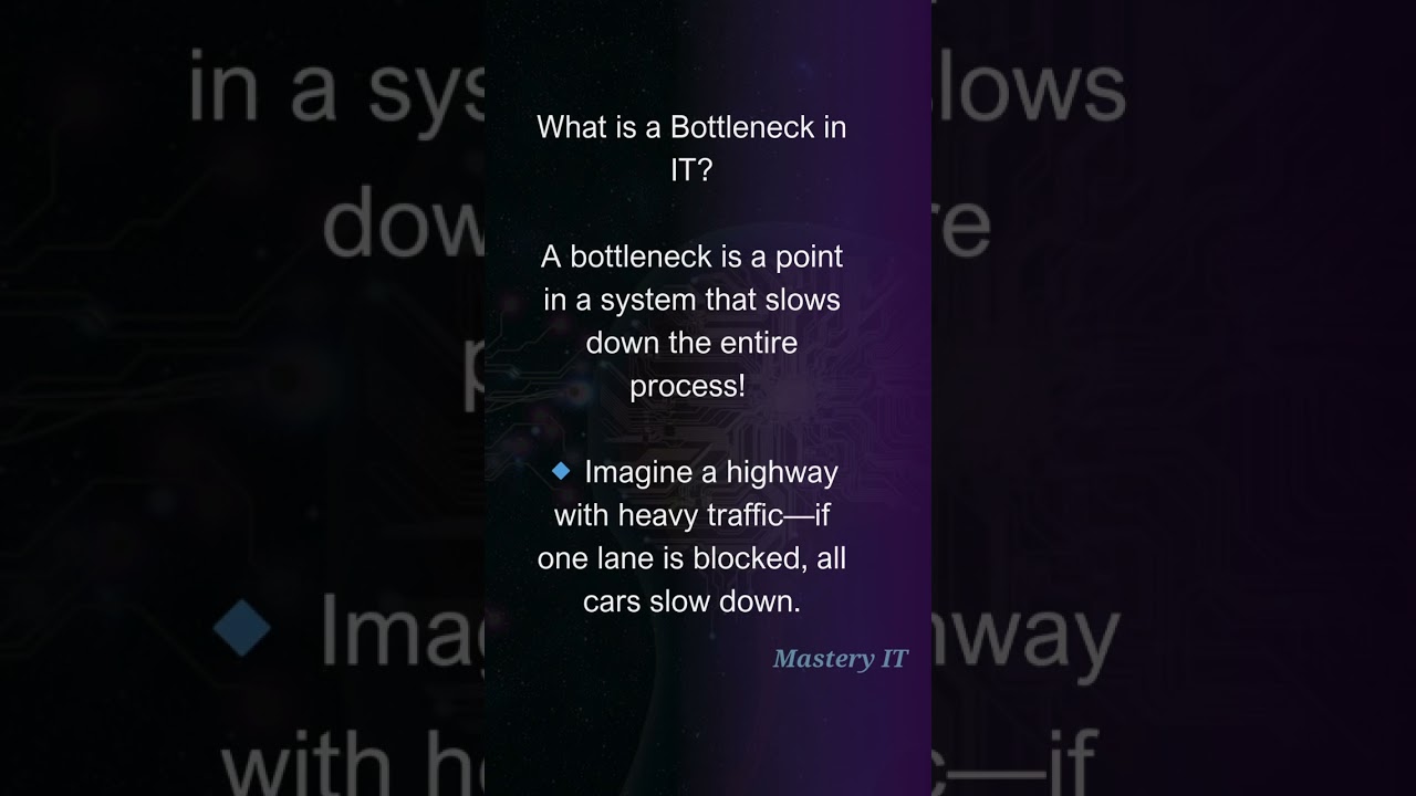Understanding IT Bottlenecks 🔧