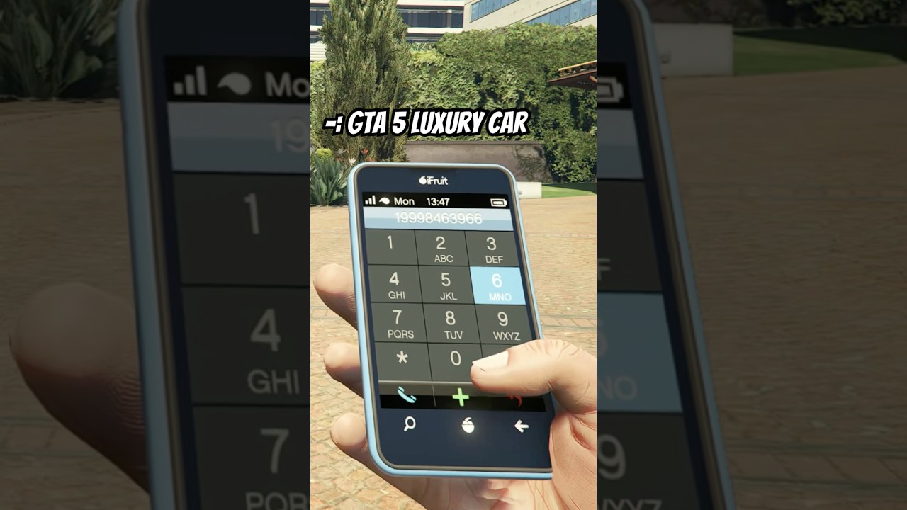 GTA 5: Cheat for Luxury Car ๐
