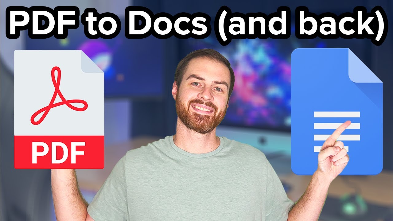 Converting PDFs to Google Docs and Back with Full Formatting and Images