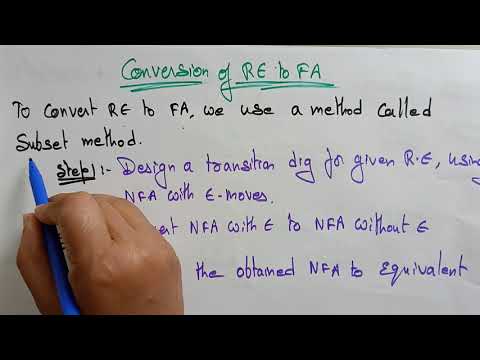 Convert Regular Expression to Finite Automata | TOC | Lec-42 | Bhanu Priya