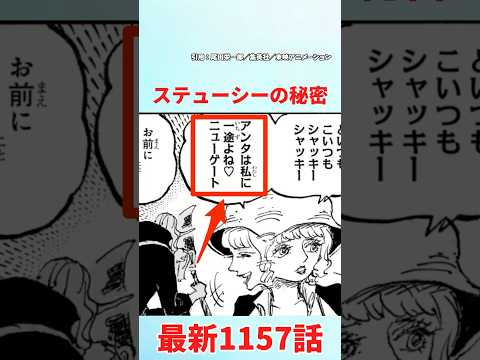 【最新1157話】ステューシーの秘密は...【ワンピース】#ワンピース #ワンピースの反応集まとめ