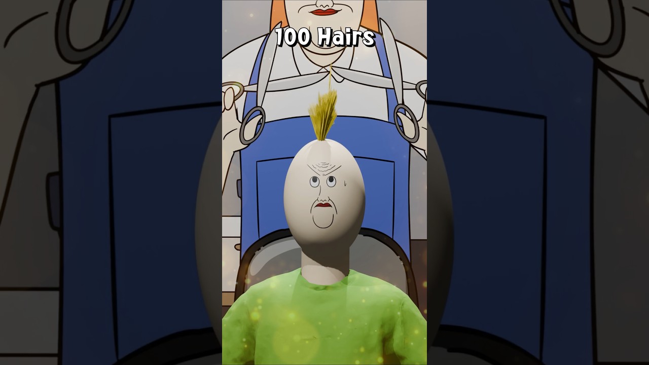 3D Hair Simulation Animation 🎬