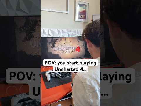 People playing Uncharted 4 for the FIRST time...| Name a better game...I dare you 👀