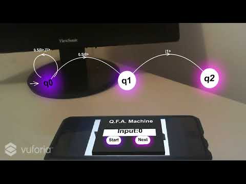 Simulating Quantum Turing Machine in Augmented Reality