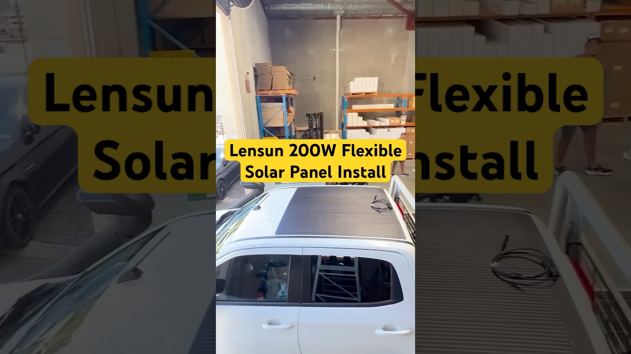 Effortless 200W Flexible Solar Panel Installation for Vehicles & Boats 🚐⛵