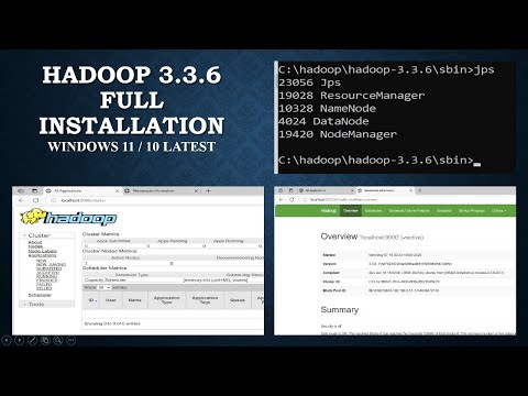 Hadoop 3.3.6 Full Installation Guide for Windows 11 and 10 - Step by Step