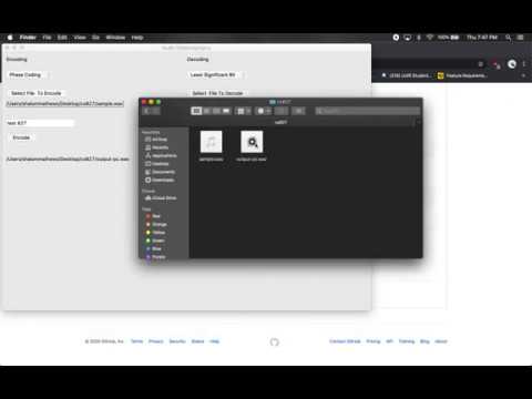 Audio Steganography Demo