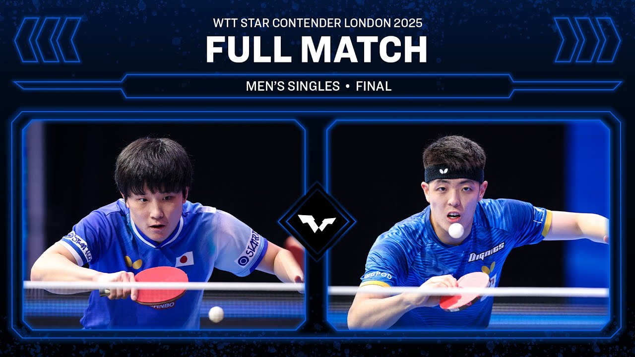 Epic Showdown: Harimoto vs Dang Qiu | WTT London 2025 Final 🏓