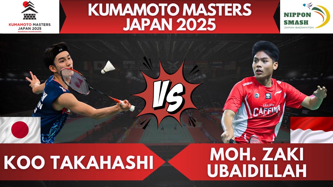 Koo Takahashi vs Moh. Zaki Ubaidillah | Kumamoto Masters 2025