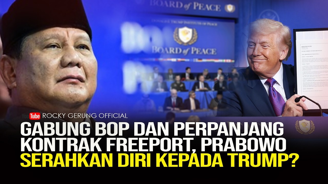 Prabowo Serahkan Diri ke Trump Usai Gabung BOP & Perpanjang Kontrak Freeport 🇺🇸