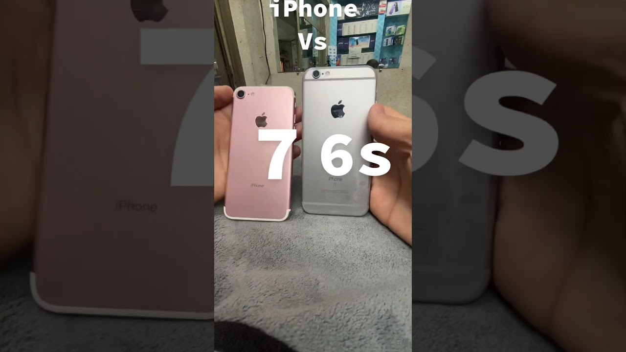iPhone 6s vs 7 Speed Test π #1MillionViews