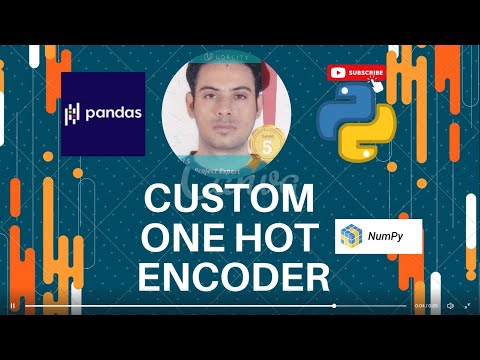 Custom one hot encoding | one hot encoding without any library | one hot encoder without sklearn