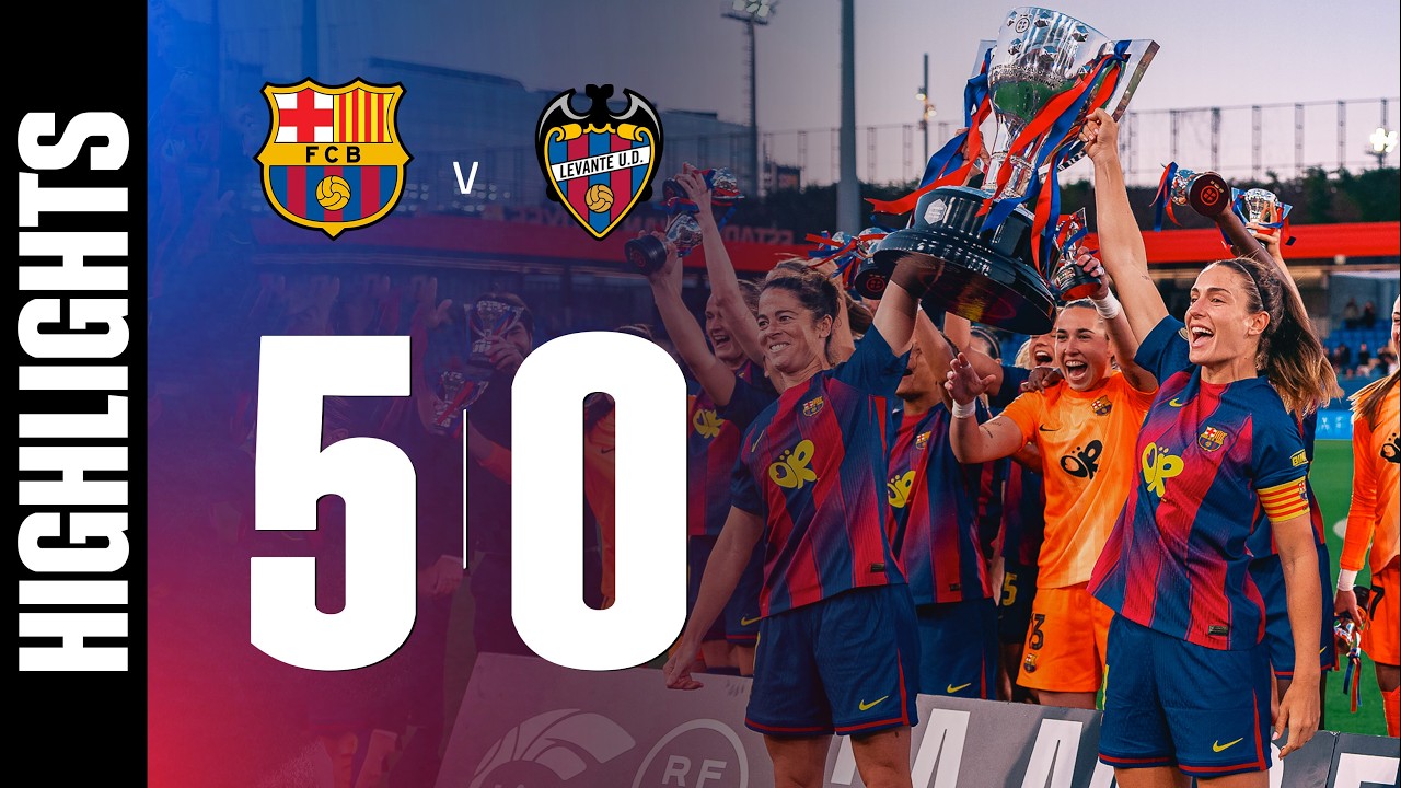 FC Barcelona Dominates Levante 5-0 in La Liga ⚽