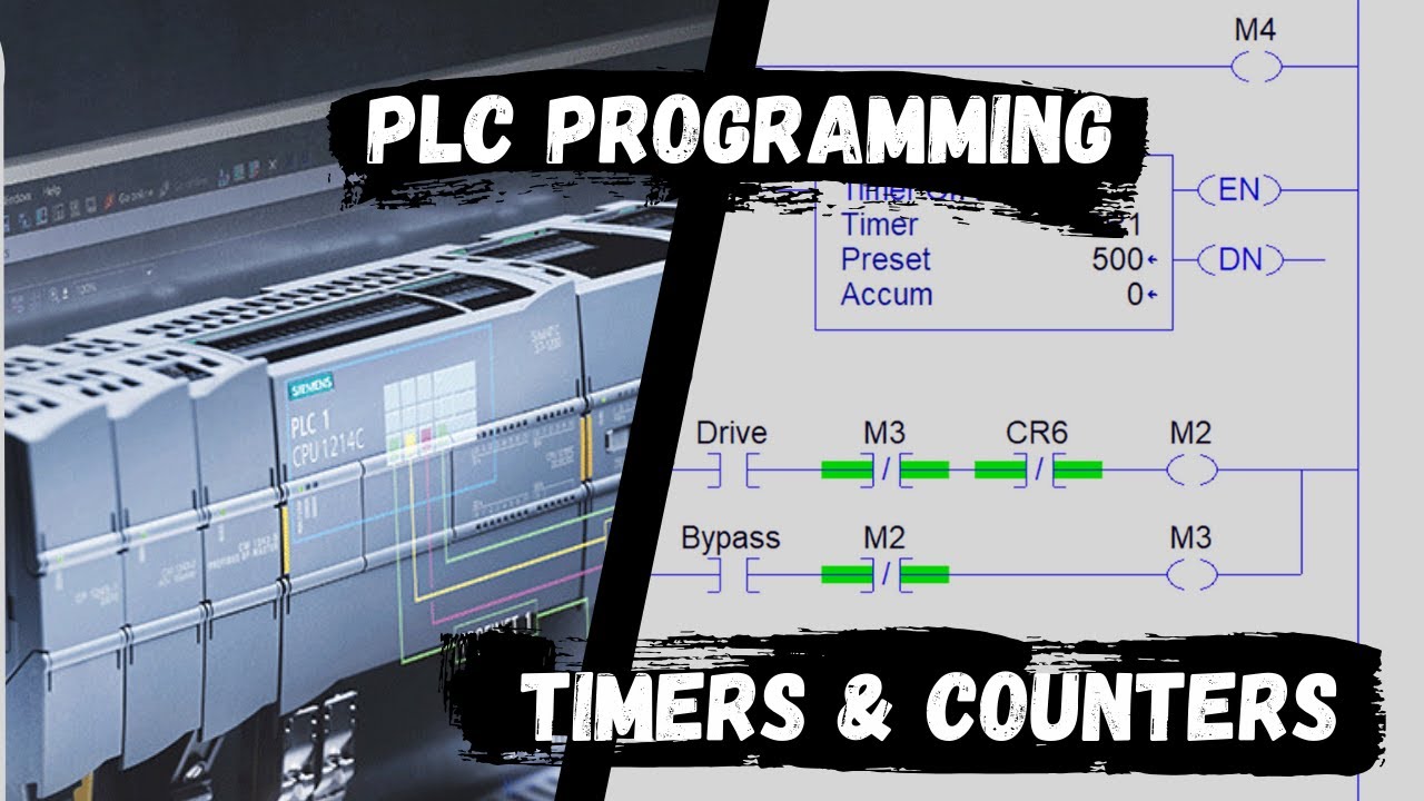PLC Ladder Logic Tutorial: Timers & Counters ⏱️