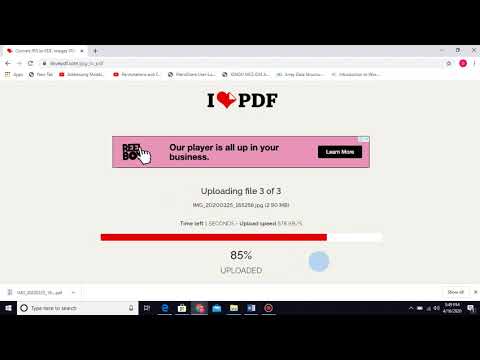 How to convert multiple images into PDF file?