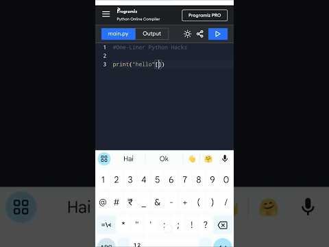 Reverse a String in 1 Line of Python🔥💕 #PythonHacks #OneLineCode #Shorts #trending #viralvideo
