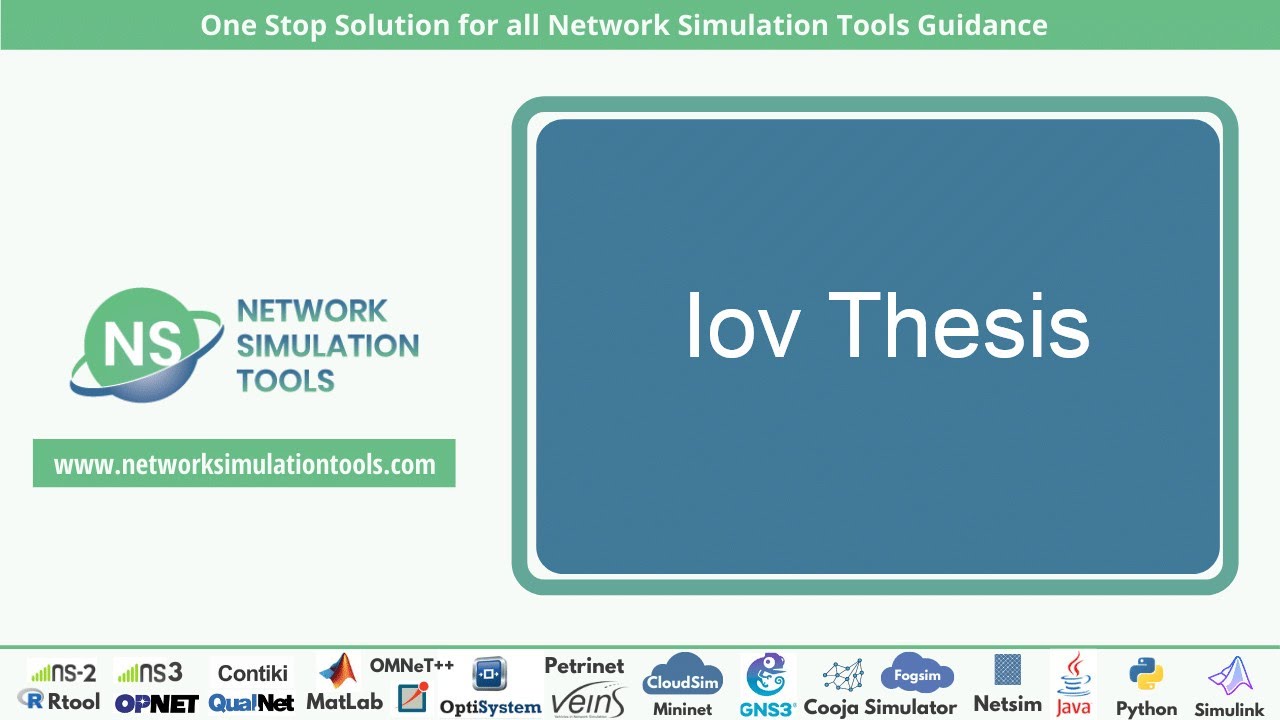 Iov Thesis & Projects | Expert Tutorials & Guidance