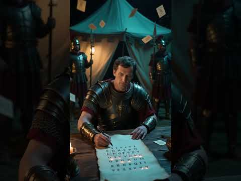 The First Cipher in History! 🔐 | Caesar’s Secret Code #techtrivia  #techexplained  #techtalk