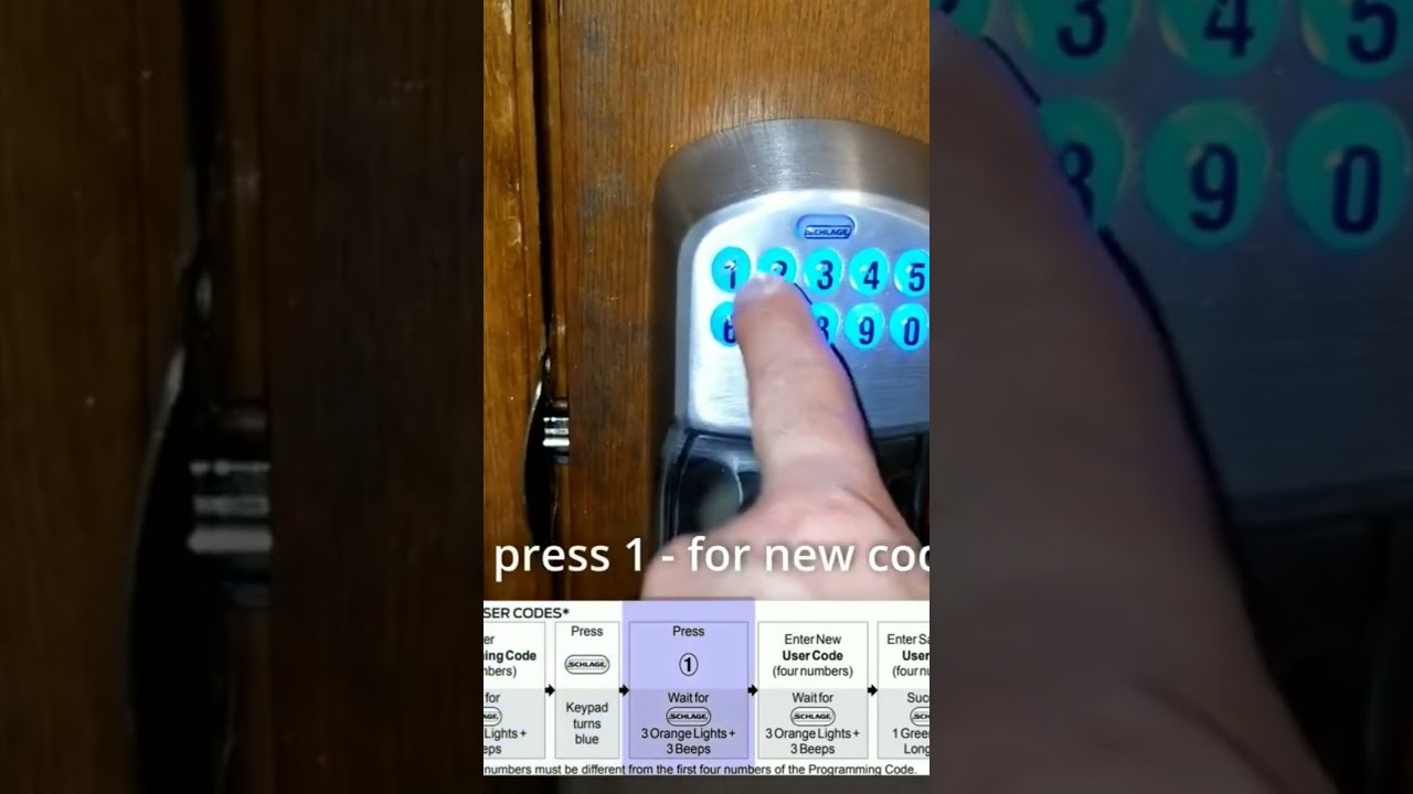How to Program a Schlage Key Code π