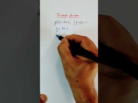 Inverse function. | IGCSE Maths Extended 0580. | Watch full video, link in description box.