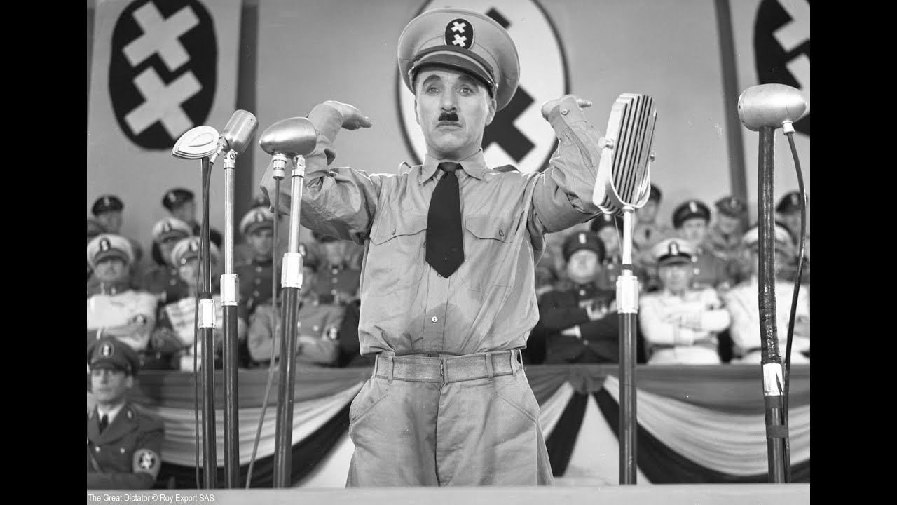 Charlie Chaplin - Le discours d'Adenoid Hynkel - Le Dictateur - VF - Français