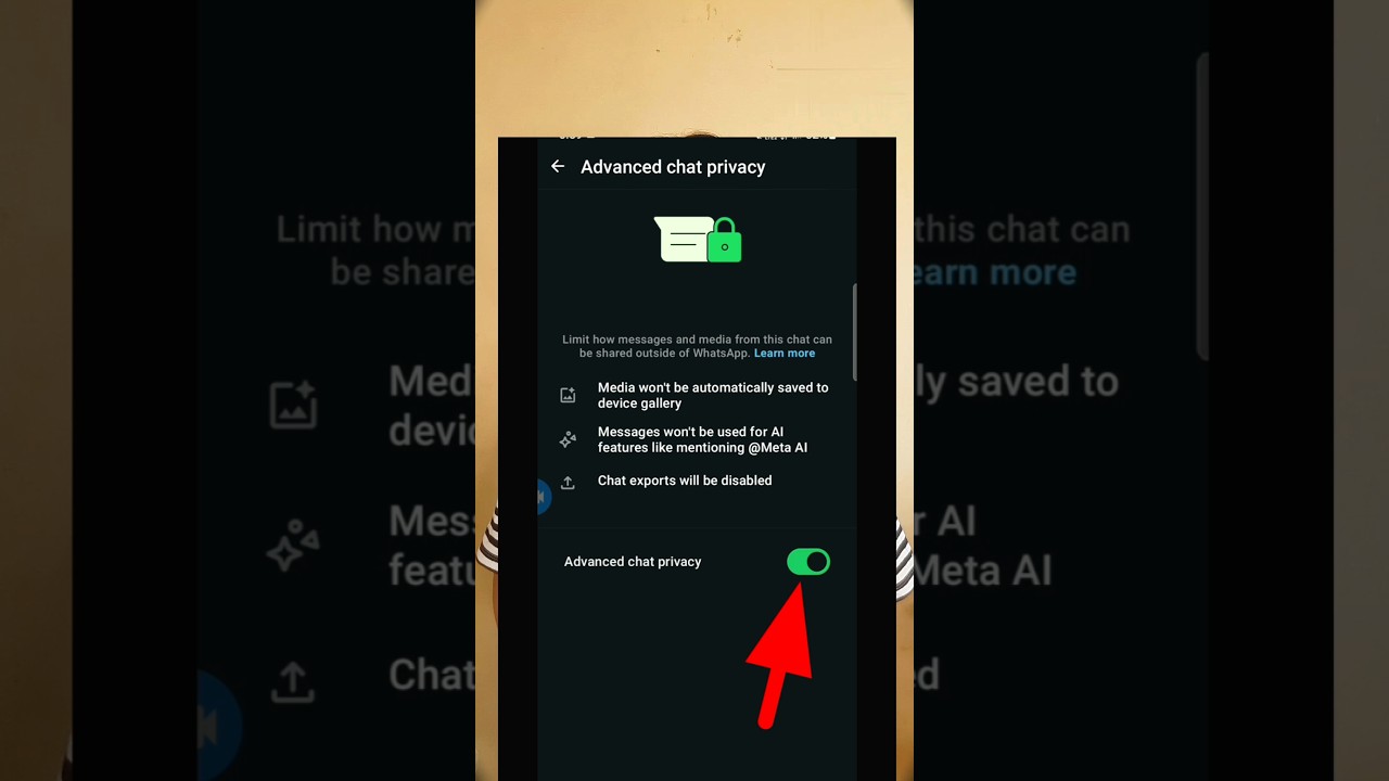 WhatsApp Advanced Chat Privacy Explained ๐ | How to Keep Your Chats Secure