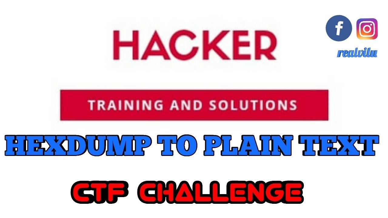 Hexdump To Plain Text | Stego Challenge - CTF