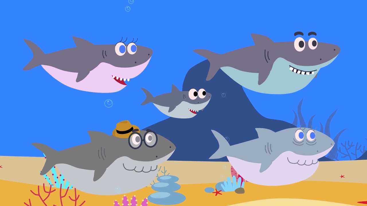 Kinderlieder: Die lustige Hai-Familie 🦈 – Sing mit uns!