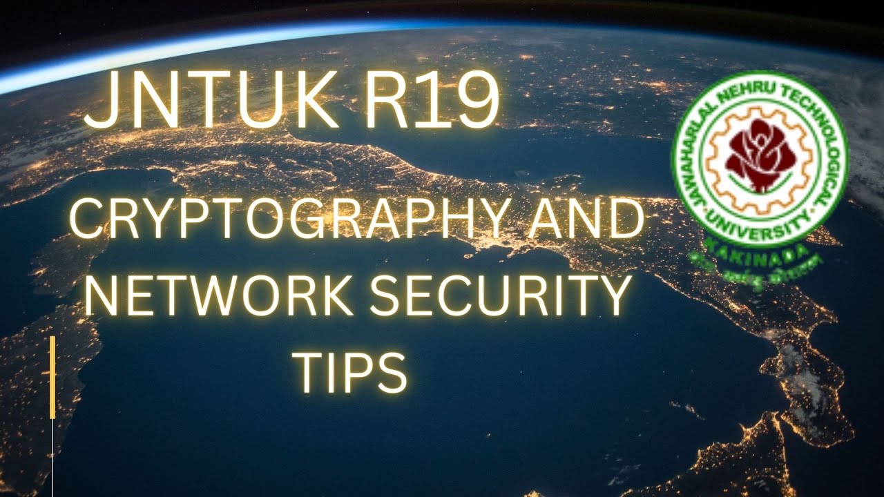 JNTUK R19 Cryptography and Network Security Tips
