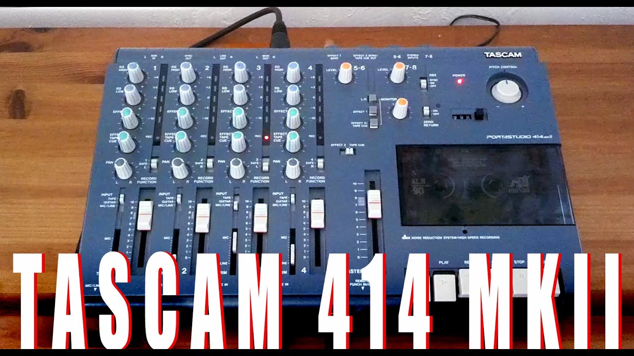 Tascam 414 MkII 4-Track Cassette Recorder 🎶