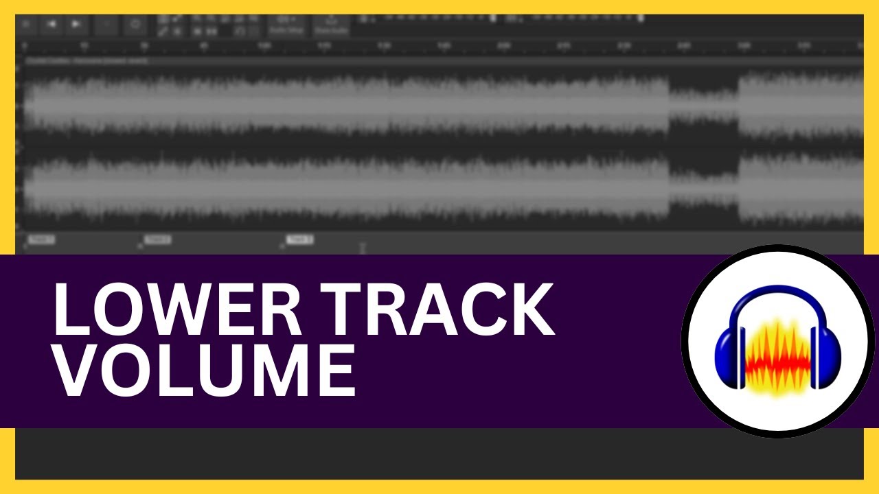 Audacity: How to Reduce Track Volume 🎚️