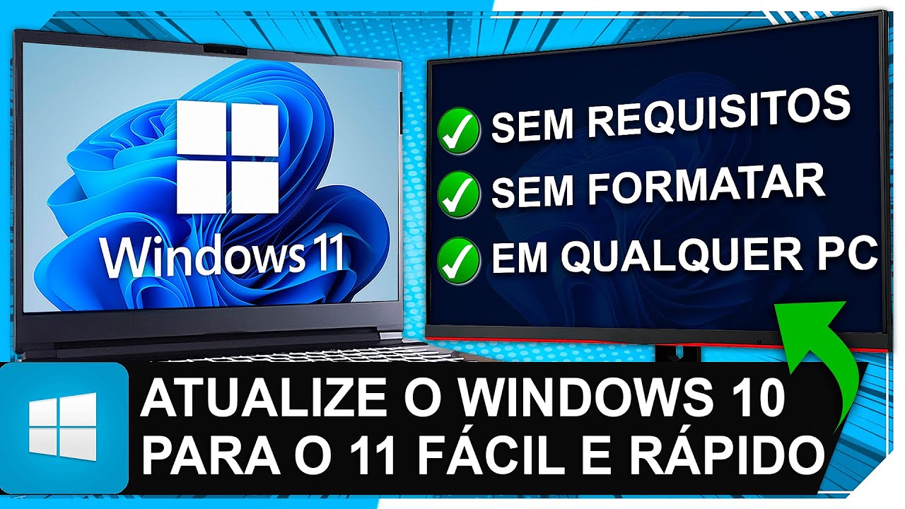 Atualize Windows 10 para 11 em PCs Antigos sem Formatar (2026)