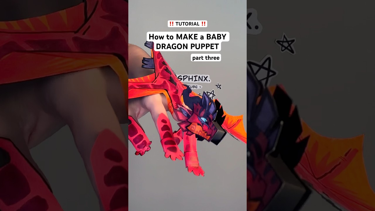 Create a Cute Baby Dragon Puppet: Step-by-Step Tutorial 🐉