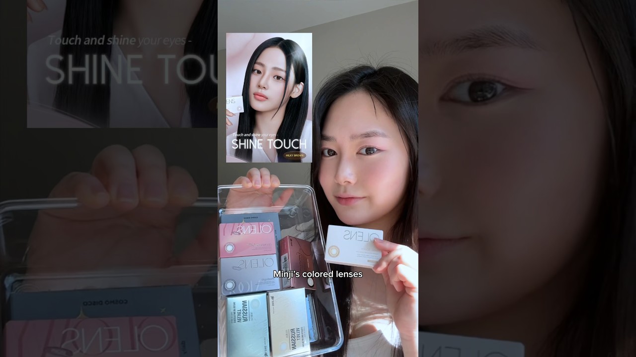 OLENS x New Jeans Minji's Favorite Colored Lenses 🤎