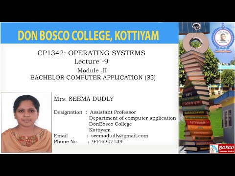 CP1342: OPERATING SYSTEMS - LECTURE -9- DEADLOCK CHARACTERIZATION -BCA- S3