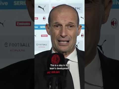 Allegri's reaction to the Roma win | #Shorts