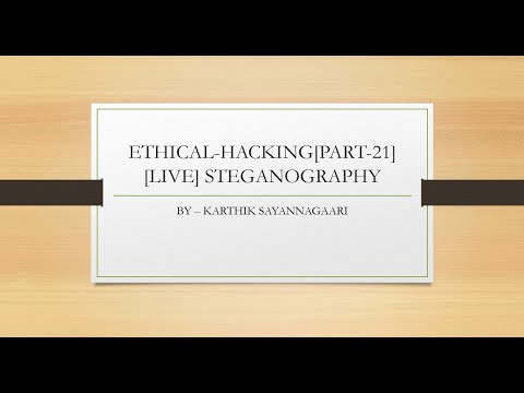 LIVE STEGANOGRAPHY TECHNIQUES ||ETHICAL HACKING BY KARTHIK||PART-21||#QHK11.COM