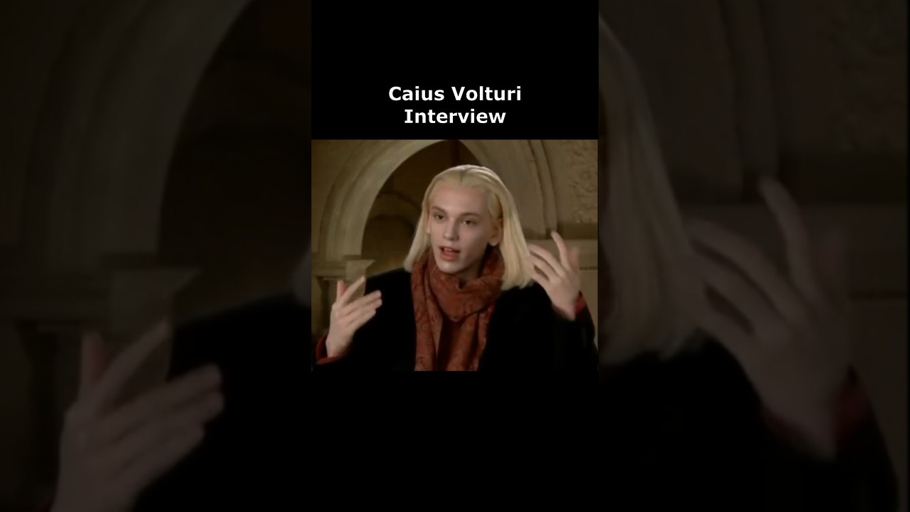 Caius Volturi Interview from Twilight (2009) – Exclusive Insights ❤️