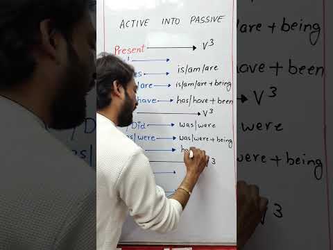 Active into Passive Rules (viral tricks) #shorts